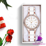 Waterproof Ceramic Ladies Bracelet Watch