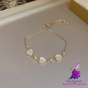 Strawberry Crystal Love Pearl Bracelets