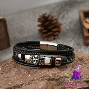 Multi-layer Leather Braided Bracelet