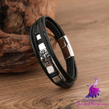 Multi-layer Leather Braided Bracelet