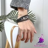 Multi-layer Leather Braided Bracelet