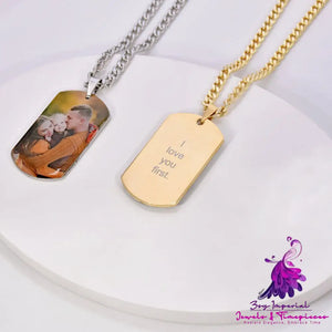 Photo Military Stainless Steel Necklace