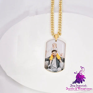 Photo Military Stainless Steel Necklace