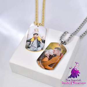 Photo Military Stainless Steel Necklace