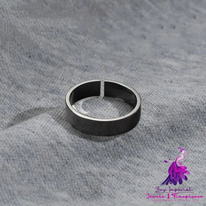 Simple Aperture Ring Men’s Fashion Brand Personality