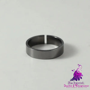 Simple Aperture Ring Men’s Fashion Brand Personality