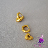 Personalized Brass Plated Earrings