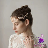 Pearl Flower Wedding Headband