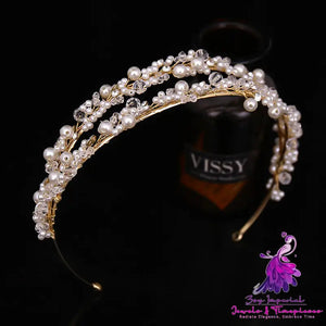 Women’s New Pearl Bridal Tiara