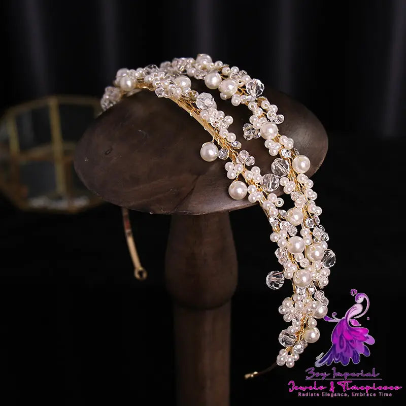 Women’s New Pearl Bridal Tiara