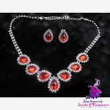 Color Diamond Bridal Jewelry Set