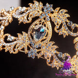 Gold Double Alloy Wedding Crown