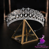 Bridal Rhinestone Pearl Crown