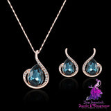 Diamond Crystal Bridal Jewelry Set