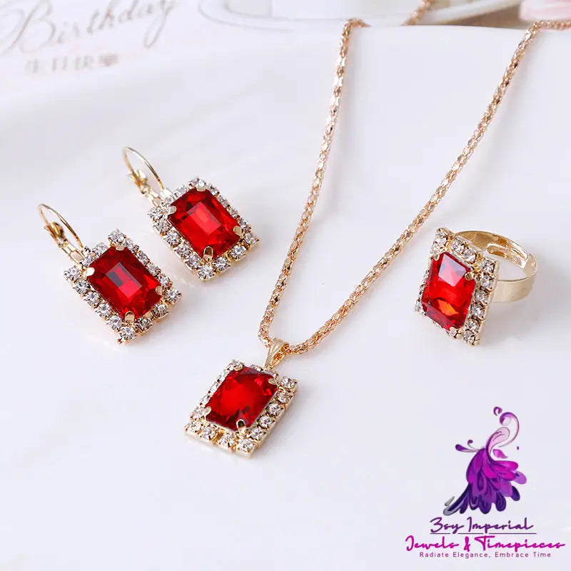 Bridal Crystal Jewelry Set