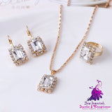 Crystal Bridal Jewelry Set