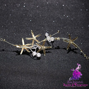 Diamond Starfish Hair Ornament