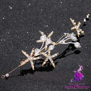 Diamond Starfish Hair Ornament