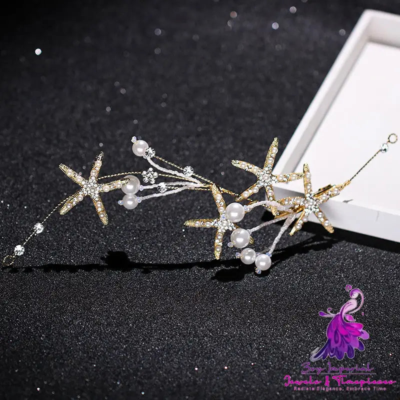 Diamond Starfish Hair Ornament