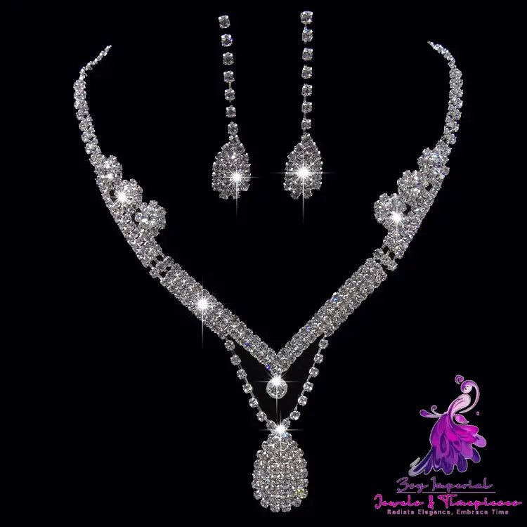 Water Drop Bridal Jewelry Set