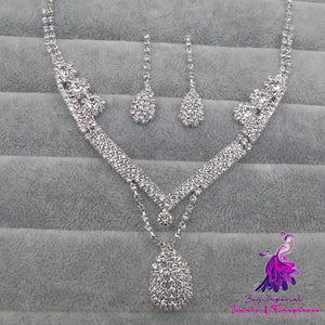 Water Drop Bridal Jewelry Set