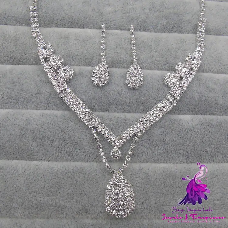 Water Drop Bridal Jewelry Set