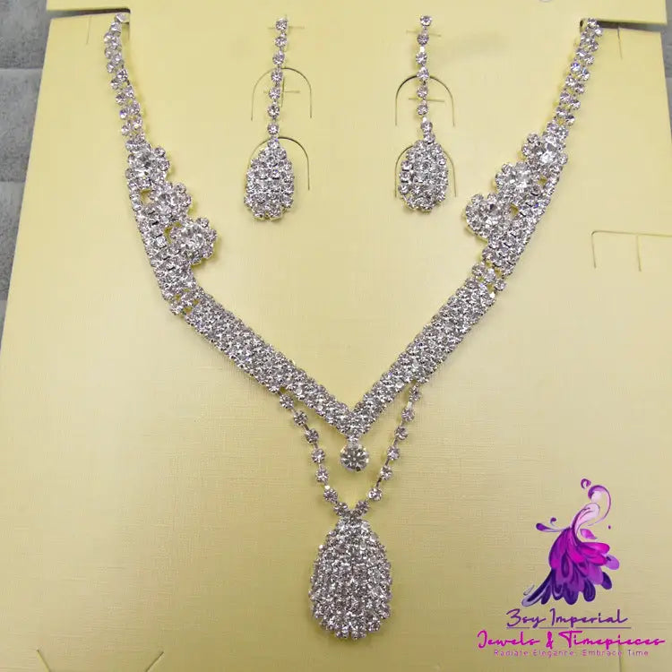 Water Drop Bridal Jewelry Set