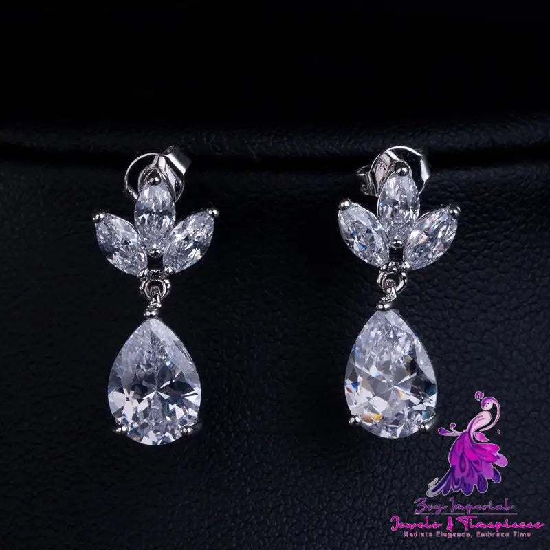 AAA Zircon Bridal Earrings