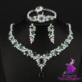 Four Color Bridal Zircon Set With Four Pieces