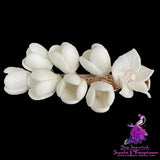 Wedding Bridal Headwear Hair Clip Pastoral Ceramics