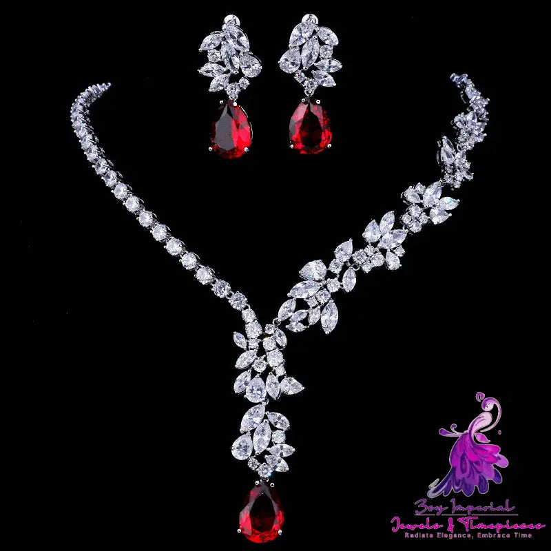 Zircon Bridal Jewelry Set