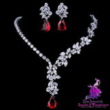 Zircon Bridal Jewelry Set