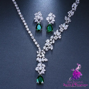 Zircon Bridal Jewelry Set