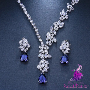 Zircon Bridal Jewelry Set