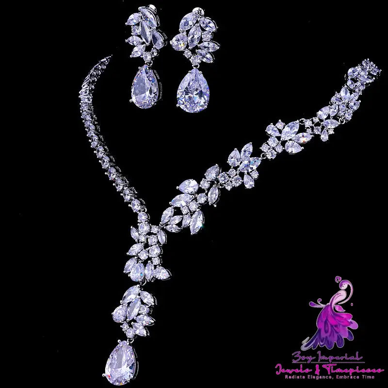 Zircon Bridal Jewelry Set