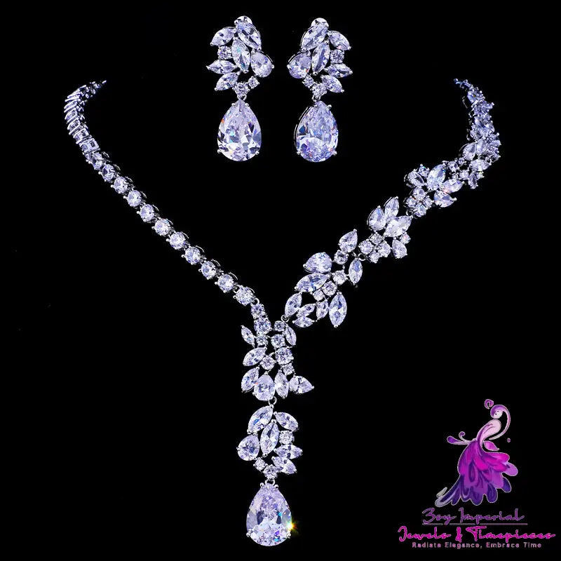 Zircon Bridal Jewelry Set