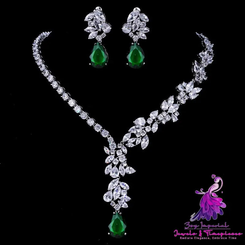 Zircon Bridal Jewelry Set