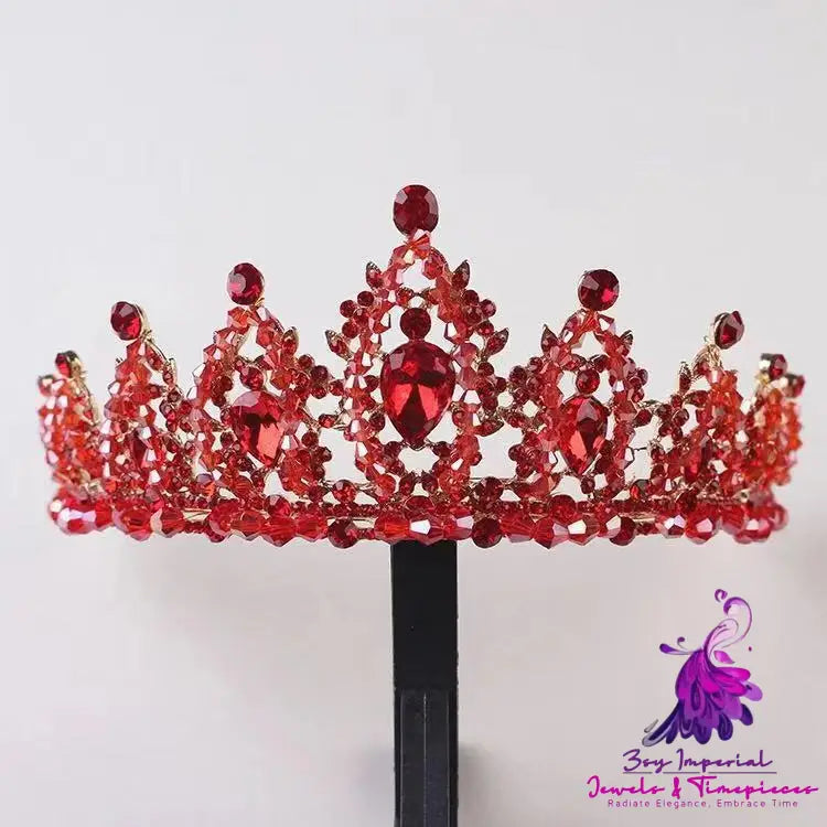 Crystal Alloy Wedding Dress Crown