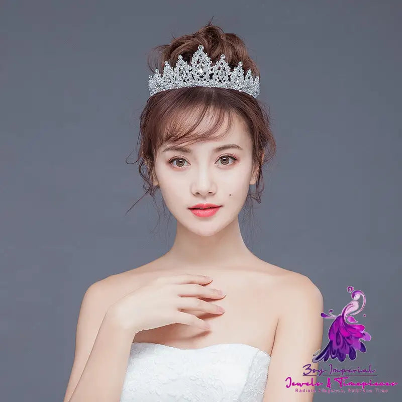 Crystal Alloy Wedding Dress Crown