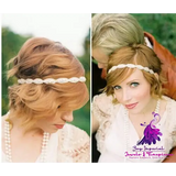 Luxury Crystal Chaton Bridal Hair Band