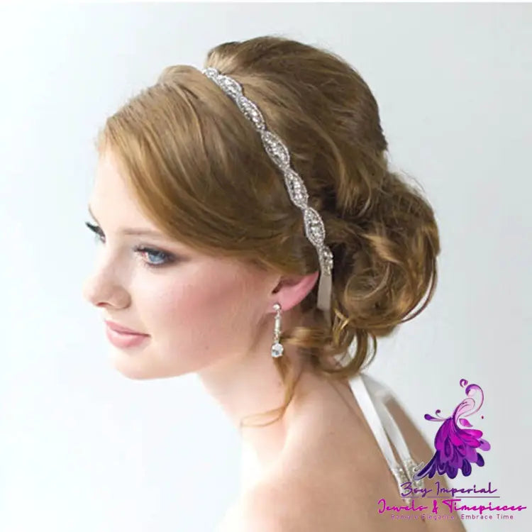 Luxury Crystal Chaton Bridal Hair Band