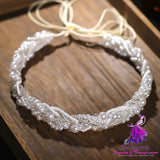 Bridal Headband Wedding Dress Women Headband Handmade