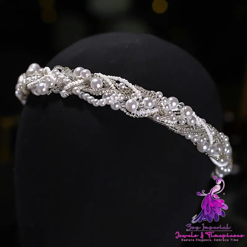 Bridal Headband Wedding Dress Women Headband Handmade