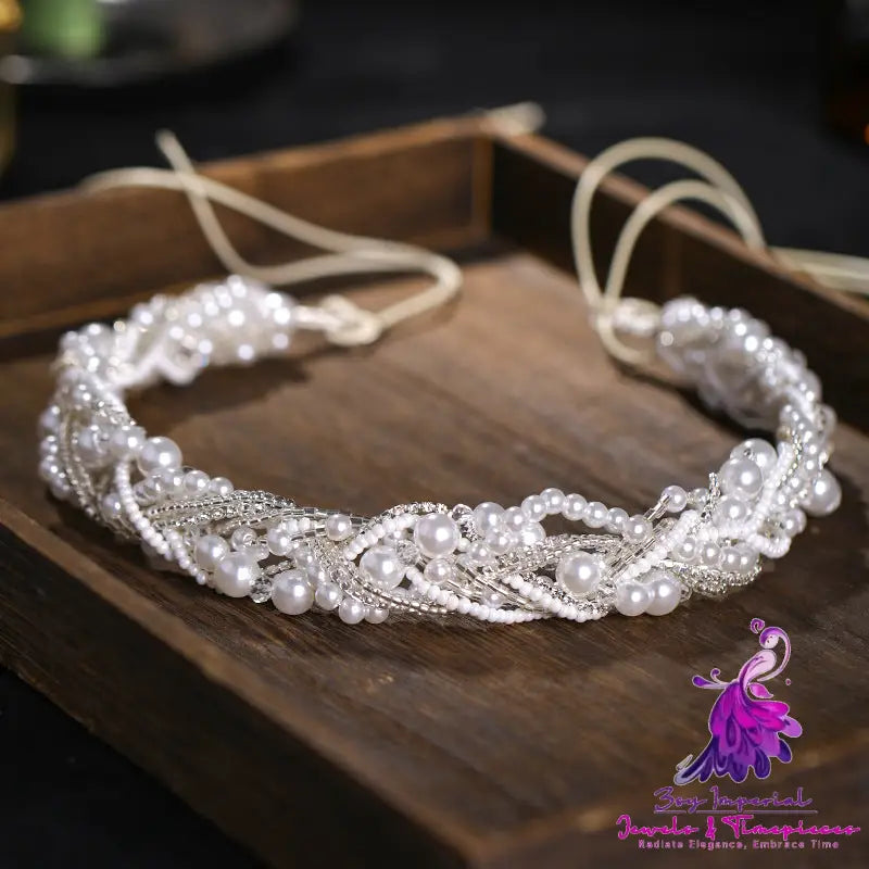 Bridal Headband Wedding Dress Women Headband Handmade