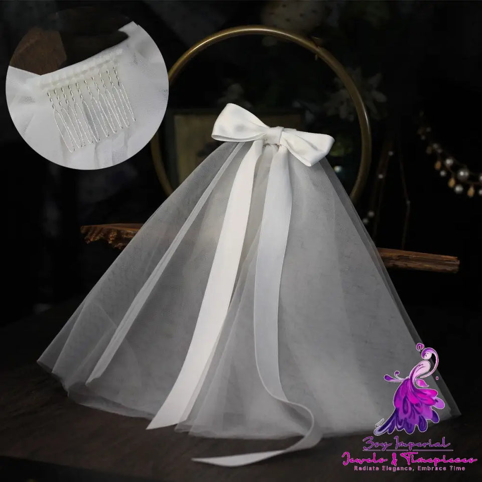 Bow Tie Bridal Headdress