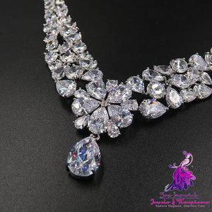 Bridal Headdress Necklace Set