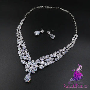 Bridal Headdress Necklace Set