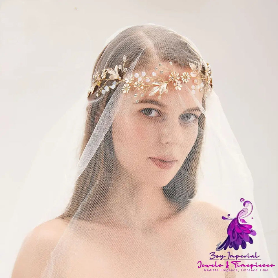 Bridal Headdress Wedding Dress Pearl Headband