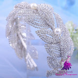 Leaf Rhinestone Bridal Headband