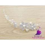 Butterfly Bridal Pearl Jewelry Set